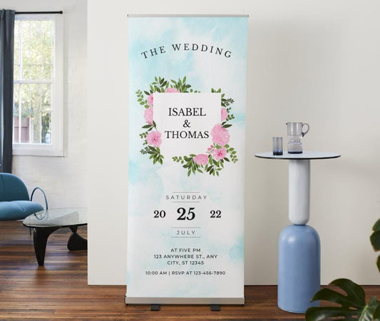 Wedding Roll Up Banner
