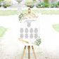 Wedding Seating Table Plan Print Board