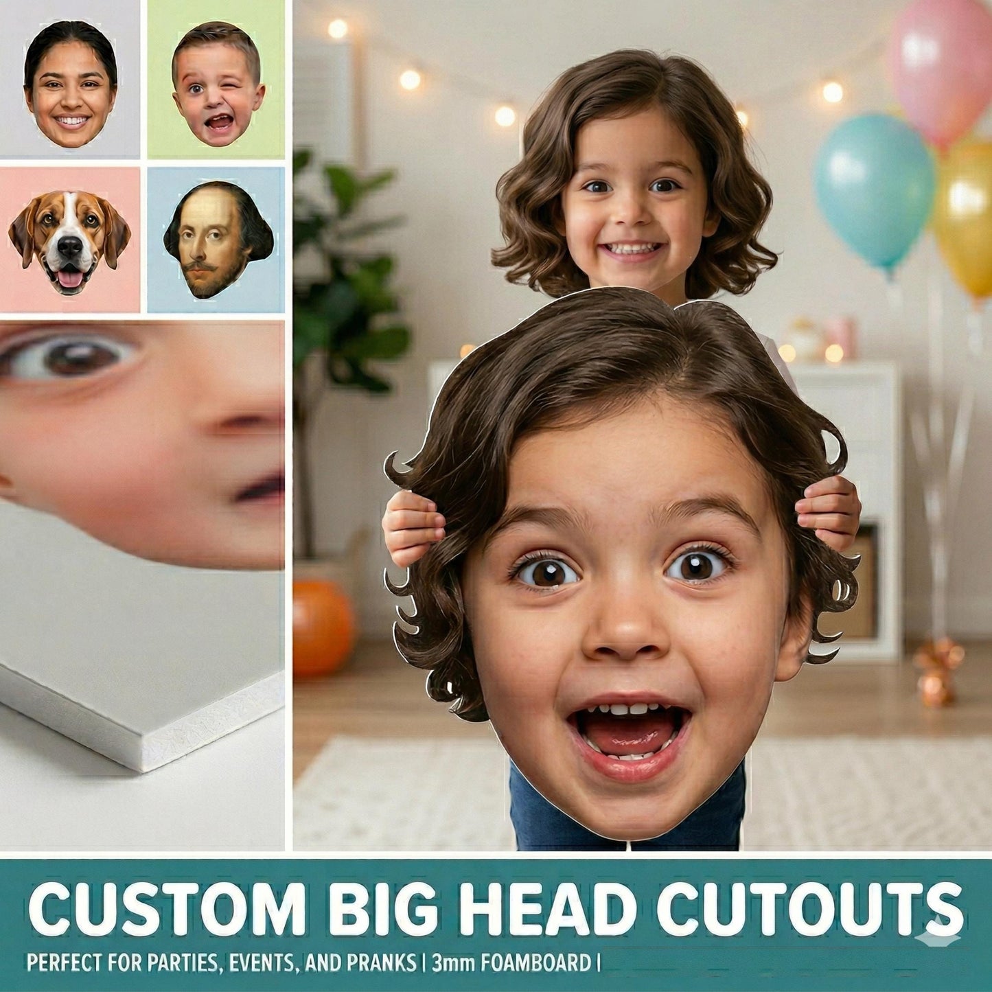 Big Head Face Cut Out