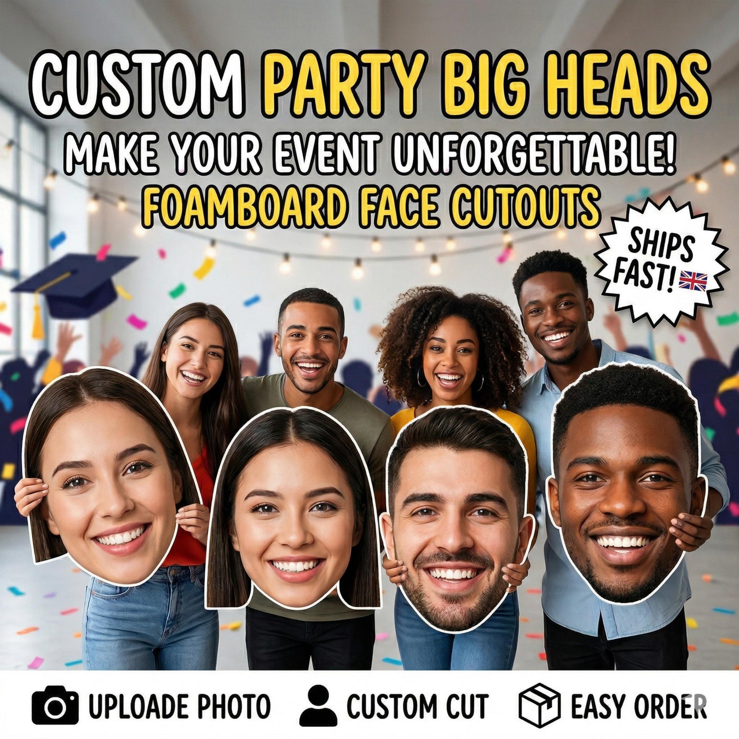 Big Head Face Cut Out