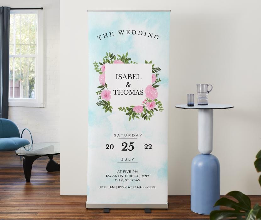 Wedding Roll Up Banner