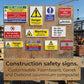 Construction Safety Signs